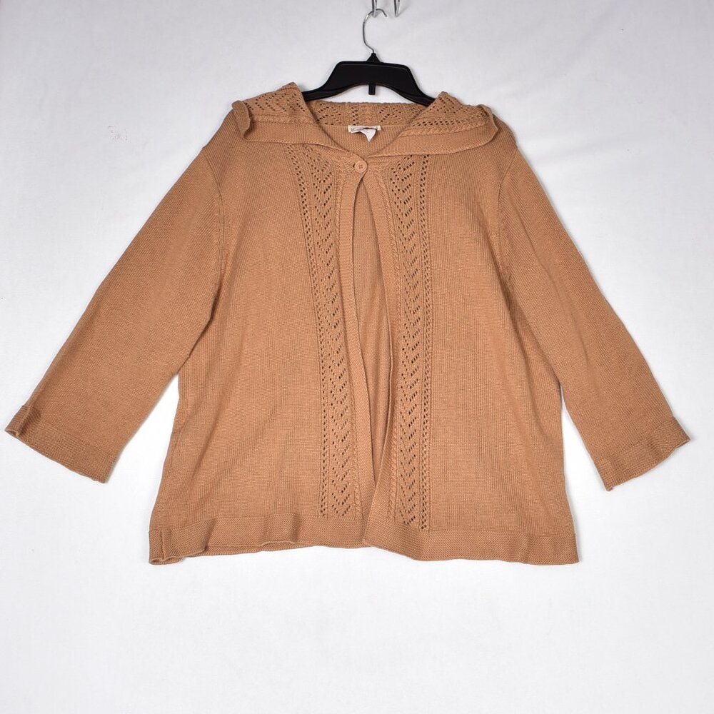 Company Collection Women's Tan Cardigan Sweaters Size XL